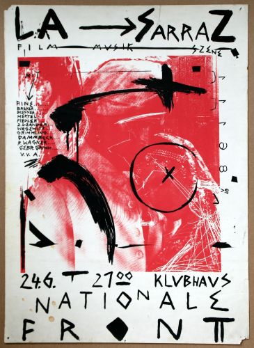 Veranstaltungsplakat La Sarraz Veranstaltungsplakat La Sarraz